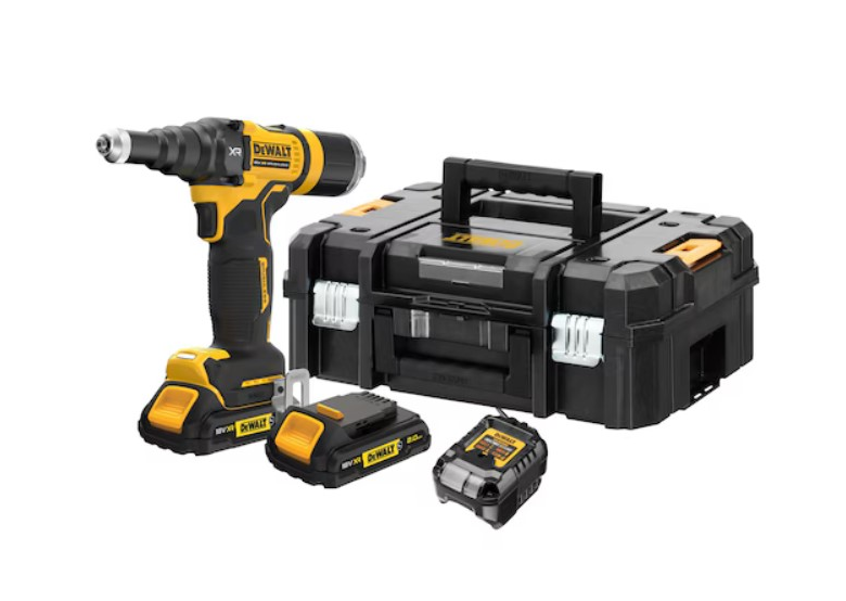 Pince à riveter DeWalt DCF403D2GT 2x2,0Ah G-Class T-STAK II