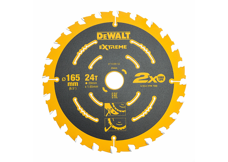 Lame de scie circulaire 165x20mm DeWalt DT10300-QZ