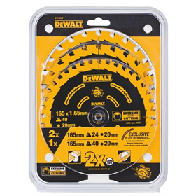 Lame de scie circulaire Extreme (3 pcs.) DeWalt DT10397