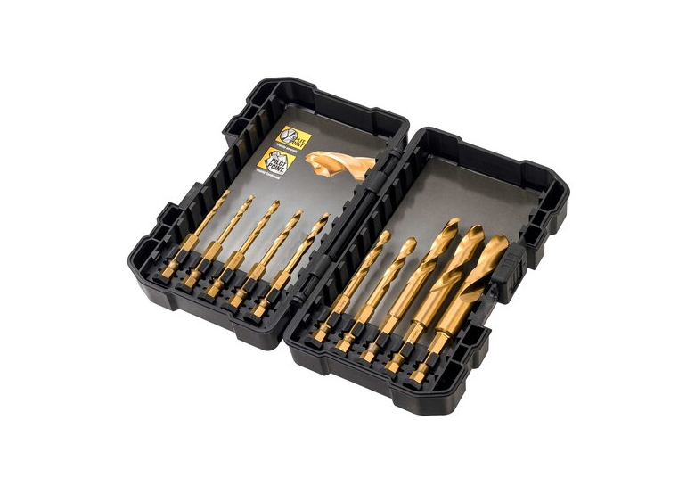 Foret Impact TITANIUM, 10pcs DeWalt DT50050