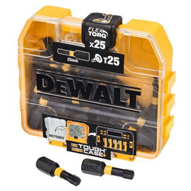 Jeu d'embouts T25 25mm Torsion Tic Tac DeWalt DT70558T