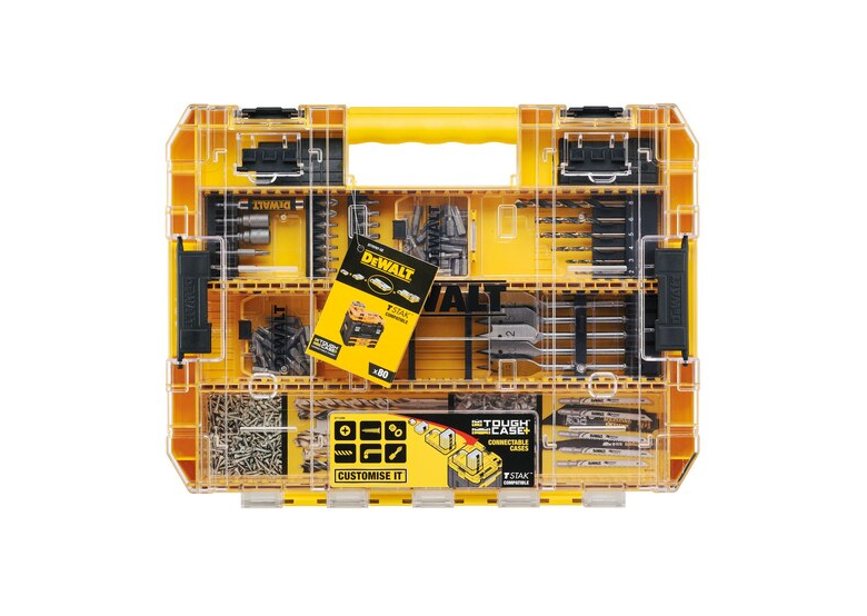 Coffret de perçage TOUGHCASE 80 pcs DeWalt DT70767