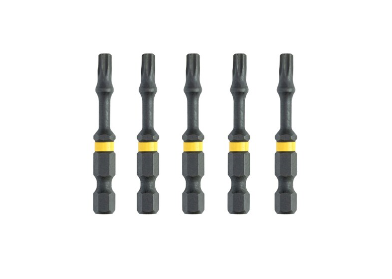 Embout de vissage EXTREME IMPACT Torsion T25/50mm, 5pcs. DeWalt DT7396T