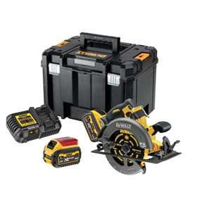 Scie circulaire DeWalt FLEXVOLT DCS578T2 2x6,0AH TSTAK