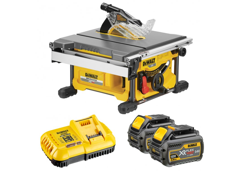 Scie sur table DeWalt FLEXVOLT DCS7485T2 2x6,0Ah