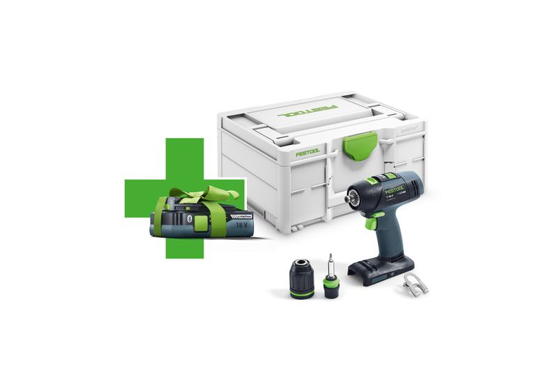 Perceuse-visseuse Festool T18+3 Basic 4,0