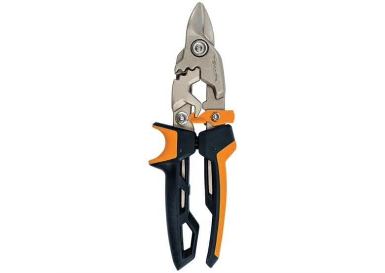 Cisaille à tôle aviateur PowerGear, coupe droite lame Offset Fiskars 1027212