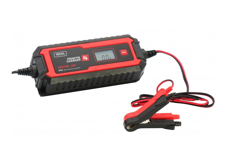 Chargeur batterie de voiture Ideal PRAKTIK CHARGER 4 LCD