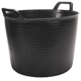 Seau en plastique noir 40l Kanguro FLEXTUB