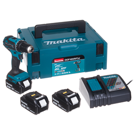 Perceuse-visseuse Makita DDF485RF3J 3x3Ah MAKPAC 2