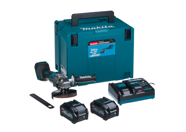 Meuleuse d'angle Makita XGT GA005GM201 2x4,0Ah MAKPAC 3