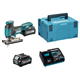 Scie sauteuse Makita XGT JV001GD201 2x2,5Ah MAKPAC 3