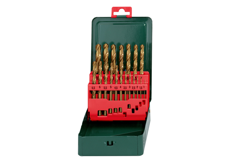 Coffret 19 forets HSS-TIN Metabo 627156000