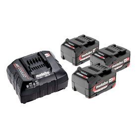 Batterie 18V 4.0Ah (3 pcs.) + chargeur Metabo 685049000