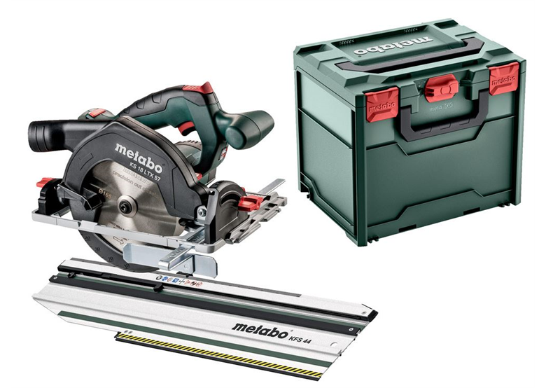 Scie circulaire avec rail de guidage Metabo Set KS 18 LTX 57