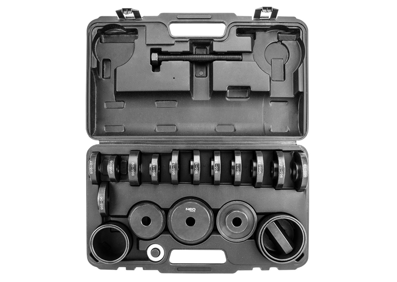 Jeu d'outils pour montage et démontage des roulements et bagues, 22 pcs. Neo 11-690