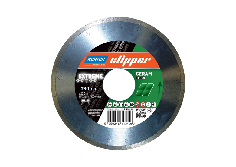 Disque diament 230x25.4mm Norton Extreme Ceramic