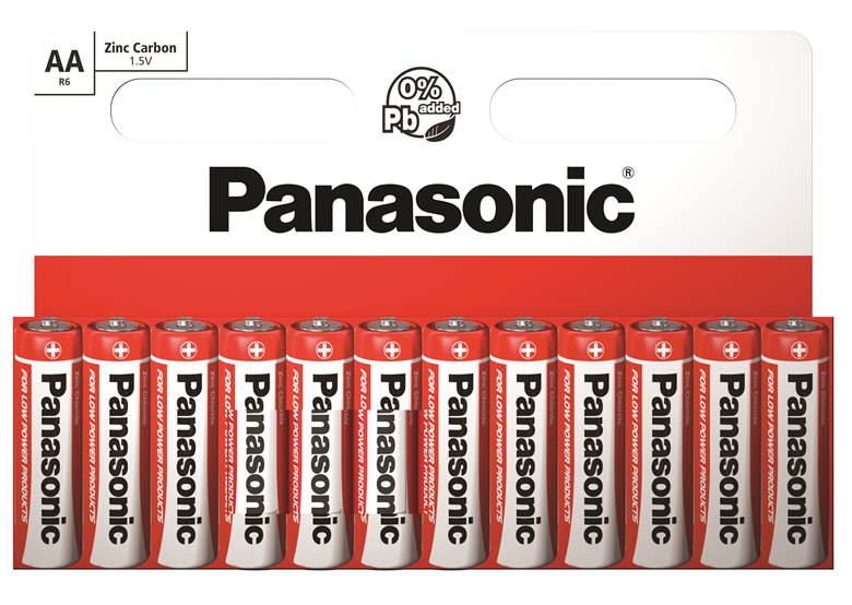 Pile zinc-carbone 12 pcs. Panasonic 133669