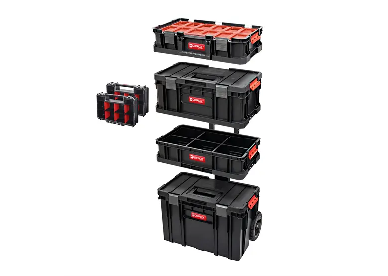 Caisse à outils sur roulettes System TWO Plus - Kit comprenant une boite à  outils et un organisateur