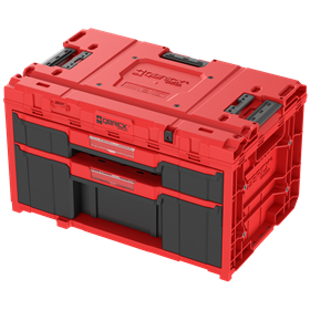 Caisse à outils avec tiroirs Qbrick System ONE 2.0 DRAWER 2 Plus TOOLBOX EXPERT RED Ultra HD Custom