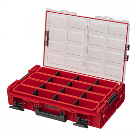 Organiseur à outils avec de longs compartiments Qbrick System ONE 2.0 ORGANIZER XL LONG BIN RED Ultra HD