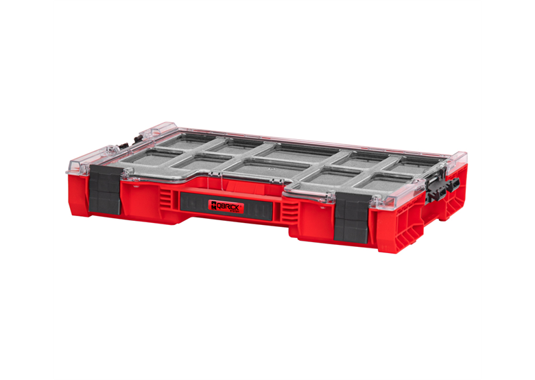 Organiseur avec rembourrage en mousse Qbrick System PRO ORGANIZER 200 MFI RED Ultra HD