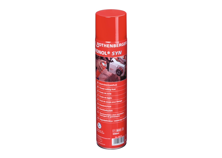 Huile de taraudage, bombe aérosol 600ml Rothenberger RONOL SYN