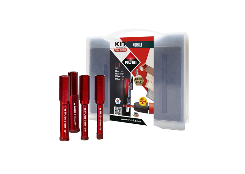 Kit de forets Rubi MINI DRYGRES 4DRILL