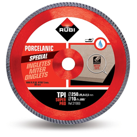 Disque diamant 250x25,4mm Rubi TPI 250 SUPERPRO