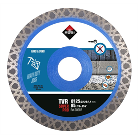 Disque diament  125x22.2mm Rubi TVR 125 SUPERPRO