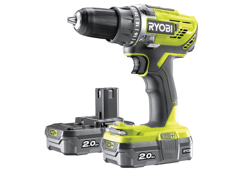 Perceuse-visseuse Ryobi ONE+ ONE+ R18DD3-220S 2x2,0Ah