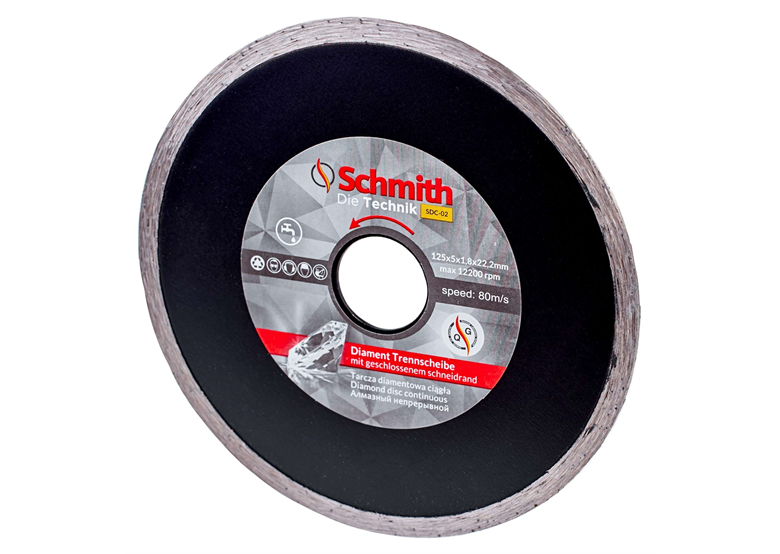 Disque diamant continu 115mm Schmith SDC-01