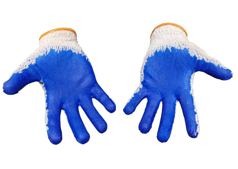 Gants de manutention, recouvert caoutchouc bleu (10 paires) Schmith SPAW BHP.183