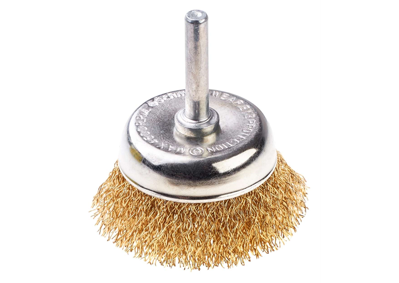 Brosse pour perceuse, fi 6, fil ondulé 60 mm Schmith SSZD-02