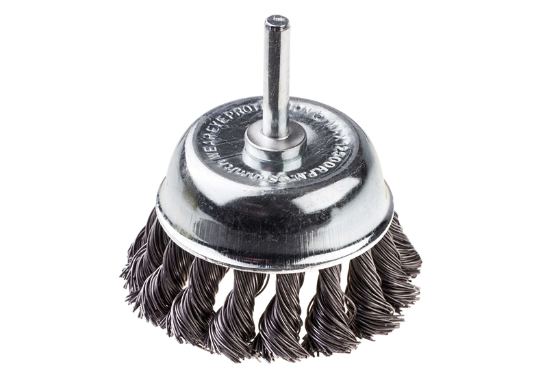 Brosse pour perceuse, fi 6, fil ondulé 80mm Schmith SSZD-06