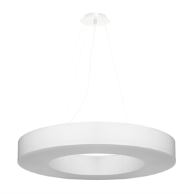 Lustre SATURNO SLIM 70 blanc Sollux Lighting 2Bm