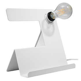 Lampe à poser INCLINE blanc Sollux Lighting Ezio Pescatori