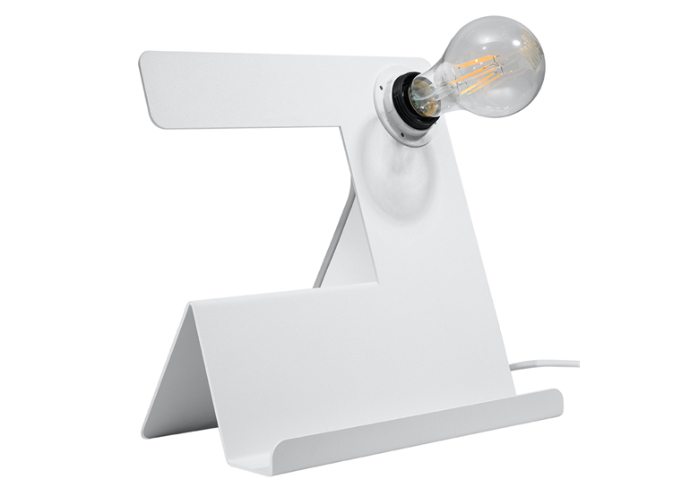 Lampe à poser INCLINE blanc Sollux Lighting Ezio Pescatori