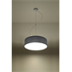 Suspension ARENA 35 gris Sollux Lighting Spanish Orange