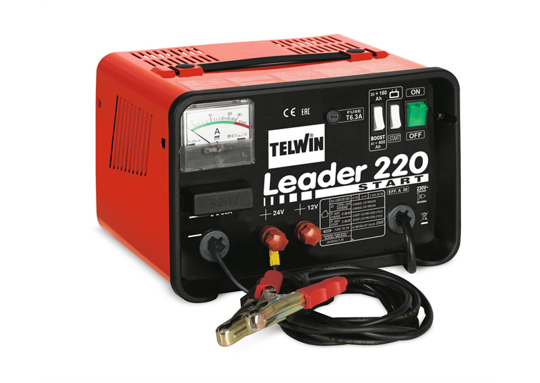 Chargeur redresseur batterie 12V Telwin LEADER 220 START