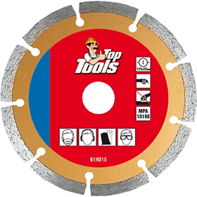 Disque diamant 115x22.2mm Top Tools 61H315