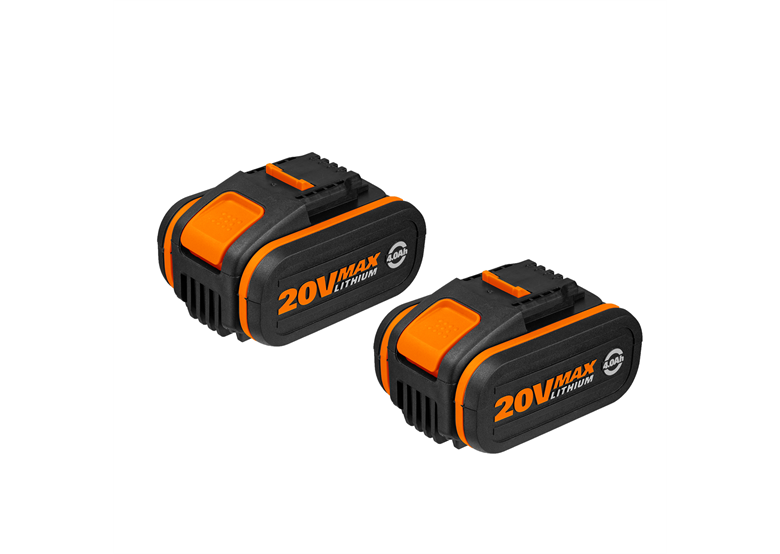 Batteries  20V 4,0Ah 2 pcs. Worx Power Share WA3553.2