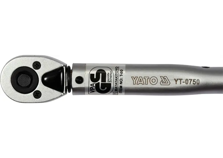 Clé dynamométrique 3/8'' 19-110 Nm Yato YT-0750 