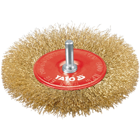 Brosse métallique sur tige 100mm Yato YT-4757