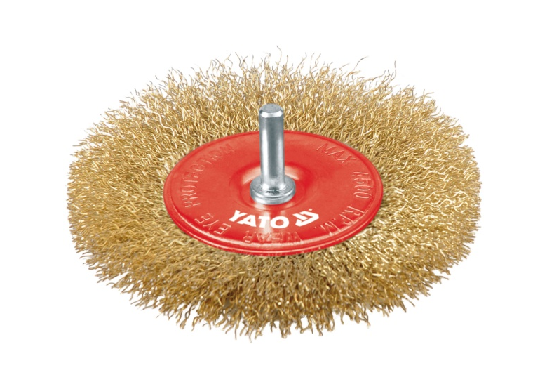 Brosse métallique sur tige 100mm Yato YT-4757