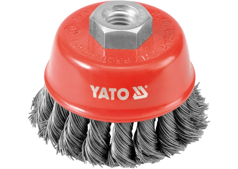 Brosse frontale 60 mm avec filetage m14 fil Yato YT-4767