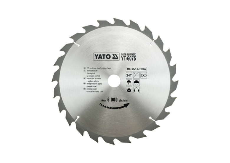 Disque avec carbure 300x30mm T60 Yato YT-6075