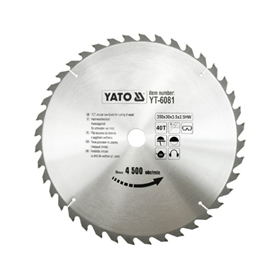 Disque à couper au carbure 350x30mm T40 Yato YT-6081