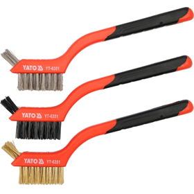 Brosse de fil 3 pièces Yato YT-6351